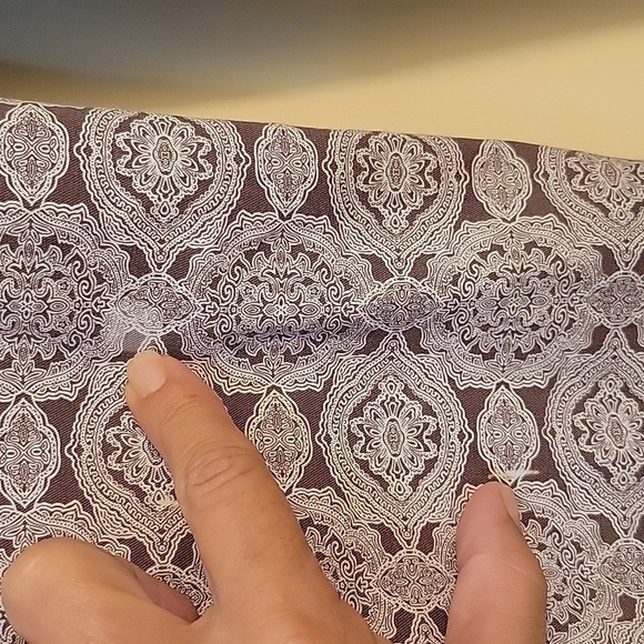 Bandolinoblu Brown & White Patterned Capri Pants Size 14 - Picture 8 of 8